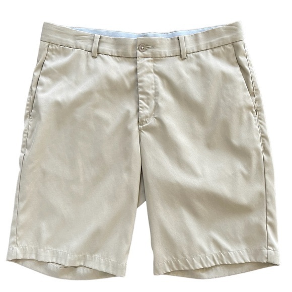 NIKE Golf Khaki DriFit Golf Shorts Performance Polyester Spandex